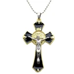 Mecrt Religious Crucifix Cross Pendant Necklace Keychain Jewelry Sets Travel Souvenirs Crafts Gifts Fashion Car Accessories - Image 6