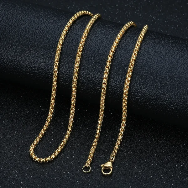 Fashion Accessories Stainless Steel Gold-plated Our Lady of Guadalupe Pendant Necklace Virgin Mary