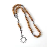 Catholic Pendant Rosary Beads Cross Miracle Medal St. Benedict Mary Pendant Easter Jewelry Wholesale - Image 4
