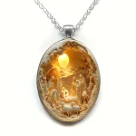 Catholic Necklace Alloy Glass Necklace for Daily Wear and Special Occasions Like Christmas Easter Anniversaries - Image 3
