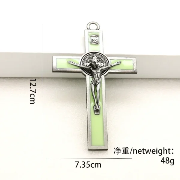 Handheld Creative Metal Jewelry Pendants for Home & Car Wall Decor Color-Preserving Cross-Border Supply Metal Crafts
