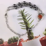 Hematite Rosary Bracelet Cross Catholic Holy Soil Baptism Communion Jewelry Wholesale - Image 6