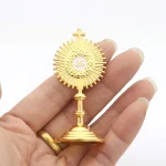 Wholesale Catholic and Christian Cross Ornaments Office Car Home Desktop Metal Crafts Decoration Jesus Hominum Salvator