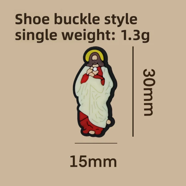 Cave Shoes PVC Soft Rubber Small Shoe Flower Buckle Beach Shoes Model 005 DIY Accessories