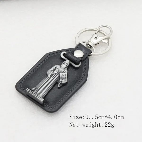 Wholesale Christian Keychain Catholic Church Holy Father Mother Jesus Promotional Keychains Accessory Custom Leather Orn