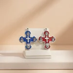 Retro Electroplated Metal Enamel Jewelry Pendant Pendant Accessories Rosary Five-in-one Necklace - Image 2