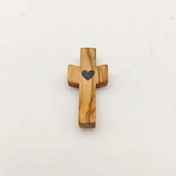 American Style Walnut Wood Handheld Thumb Cross for Easter Church Manufacturer