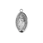Mecrt Catholic Vintage Virgin Mary Pendant Our Lady Zinc Alloy Rack Plating Holy Mother Jewelry Accessories Wholesale - Image 2