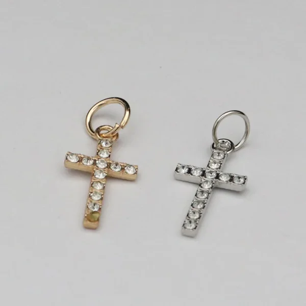 Wholesale Zinc Alloy Rhinestone Pendant Charm Necklace DIY Jewelry Accessories Unisex