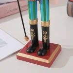 Wholesale Wood Nutcracker Soldier Pendant Ornament 30cm Christmas Gift Home Decoration Handmade Carved Figurine - Image 4