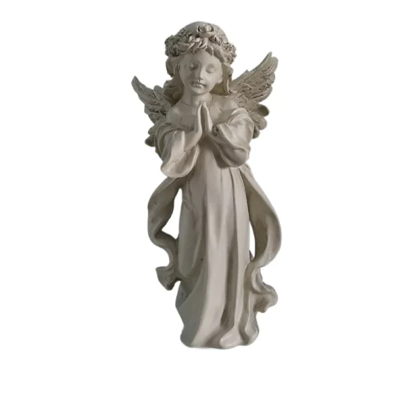 Wholesale Nordic Angel Figurine Sculpture Home Office Decoration Plastic Crafts Resin Style