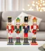 Wholesale Wood Nutcracker Soldier Christmas Decoration Figurine 38cm Holiday Party Ornament
