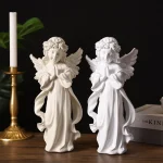 Wholesale Nordic Angel Figurine Sculpture Home Office Decoration Plastic Crafts Resin Style - Image 3