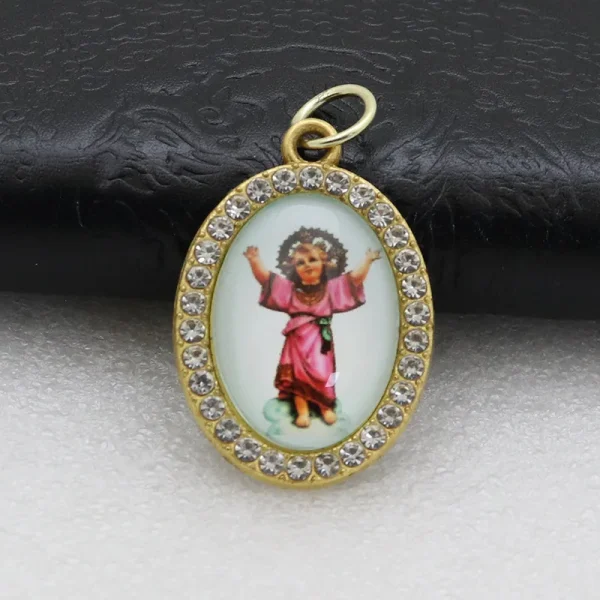 Catholic Character Keychain Religious Character Jewelry Keychain Accessories Metal Bottom Support Jewelry Accessories