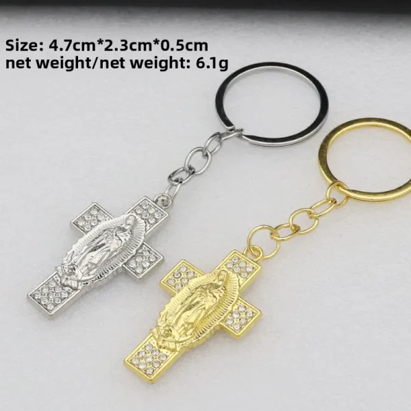 Alloy Metal Jewelry Accessories Color-retaining Micro-inlaid Enamel Parts Keychains & Bottle Openers
