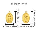 Wholesale Zinc Alloy Virgin Mary Pendant Charm Necklace Keychain Accessories Unisex - Image 5
