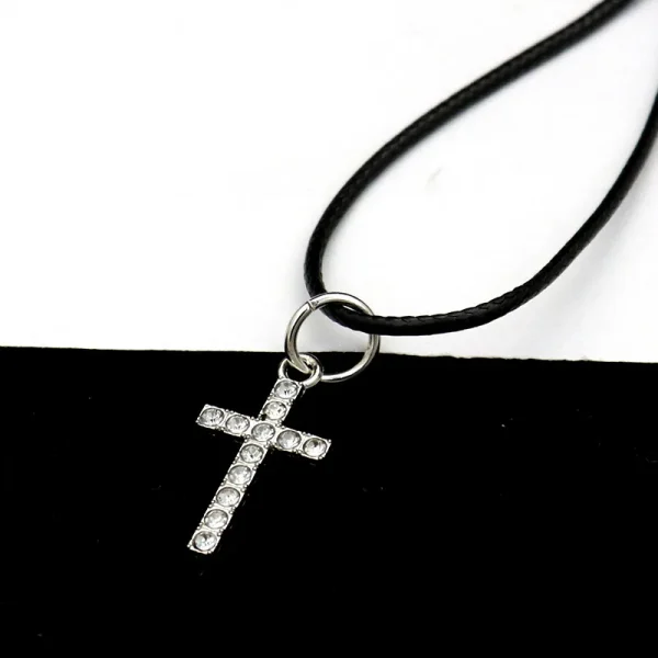 Wholesale Zinc Alloy Rhinestone Pendant Charm Necklace DIY Jewelry Accessories Unisex