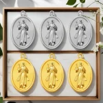 Wholesale Zinc Alloy Virgin Mary Pendant Charm Necklace Keychain Accessories Unisex - Image 4