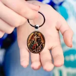 Wholesale Zinc Alloy Angel Keychain Religious Fashion Accessory Handmade Gift - Image 2