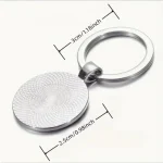 Wholesale Zinc Alloy Keychain Accessory 25mm 30mm Factory Direct - Image 3