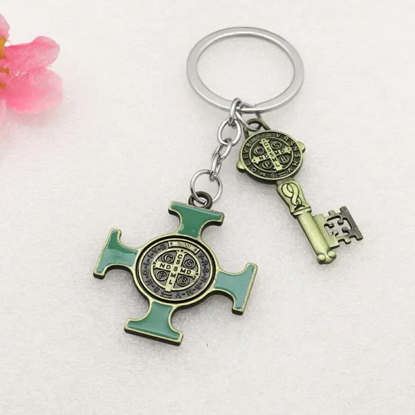 Alloy metal jewelry accessories, enamel couple two-piece set, creative keychain jewelry accessories, necklace pendant.