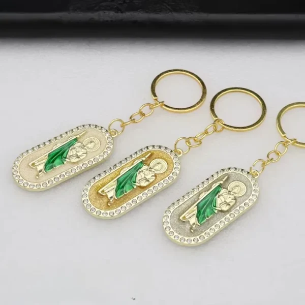 Catholic Alloy Metal Jewelry Accessories Color Retaining Micro-inlaid Enamel Jewelry Pendant Jewelry Accessories