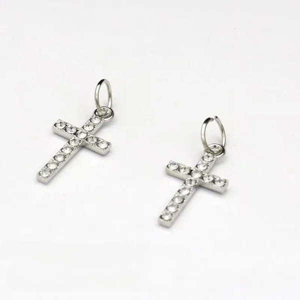 Wholesale Zinc Alloy Rhinestone Pendant Charm Necklace DIY Jewelry Accessories Unisex