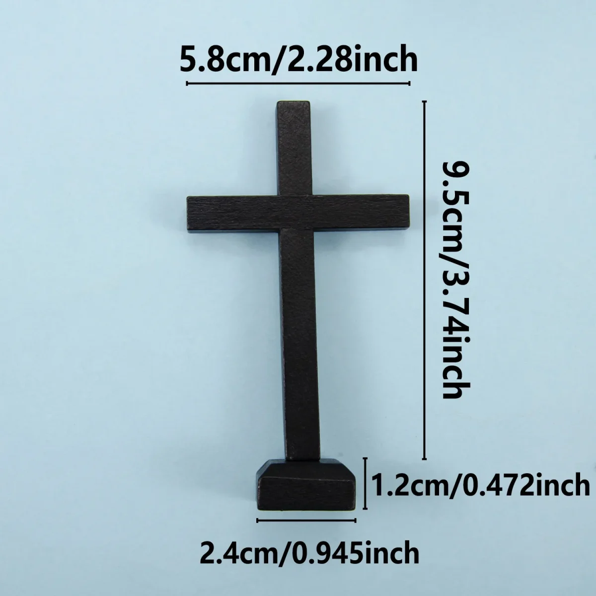 New Design Pine Wood Cross Decoration Easter Tabletop Home Office Decor Handmade Craft - Image 3