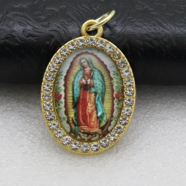 Catholic Character Keychain Religious Character Jewelry Keychain Accessories Metal Bottom Support Jewelry Accessories