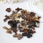 Tau Cross Franciscan Cross Saint Anthony's Hollow Cross Minimalist Cut Wooden Cross Accessories - Image 4