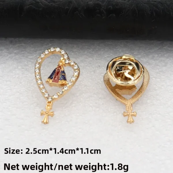 New Alloy Metal Jewelry, Versatile Clothing Accessories Brooch, Cufflinks, Hat Decorative Waist Pin
