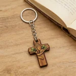 Wholesale Zinc Alloy Cross Keychain Prayer Hands Souvenir Gift Party Memorial - Image 4