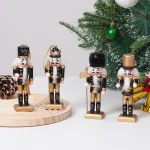 Wholesale Wooden Handmade Painted Christmas Nutcracker Figurine Decoration - Image 3