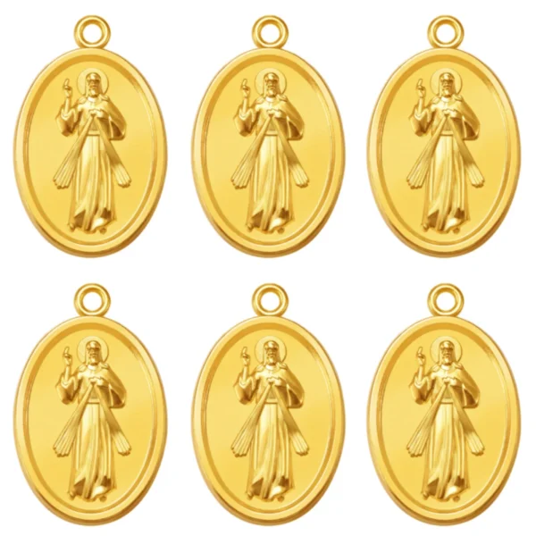 Wholesale Zinc Alloy Virgin Mary Pendant Charm Necklace Keychain Accessories Unisex
