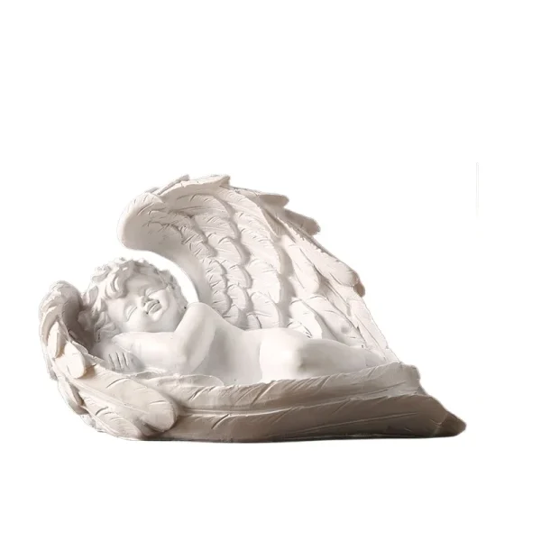 Wholesale Nordic Angel Figurine Sculpture Home Office Decoration Plastic Crafts Resin Style