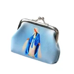 Catholic Virgin Mary Theme Jewelry Packaging Bags Rosary Storage Colorful Mini Bags Kiss-Lock Rosary Pouch Coin Purse Wholesale - Image 6