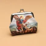Catholic Virgin Mary Theme Jewelry Packaging Bags Rosary Storage Colorful Mini Bags Kiss-Lock Rosary Pouch Coin Purse Wholesale - Image 3