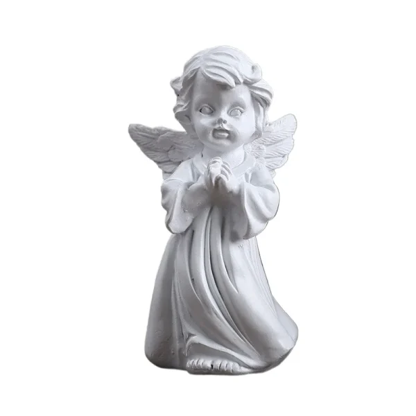 Wholesale Nordic Angel Figurine Sculpture Home Office Decoration Plastic Crafts Resin Style