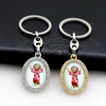 Catholic Character Keychain Religious Character Jewelry Keychain Accessories Metal Bottom Support Jewelry Accessories - Image 2