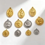 Wholesale Zinc Alloy Pendant Charm Necklace DIY Jewelry Accessories 18K Gold Plated - Image 2