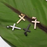 Wholesale Mirror Polished Stainless Steel Cross Pendant Charm 14x21mm 17x32mm DIY Jewelry Findings