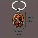 Wholesale Zinc Alloy Angel Keychain Religious Fashion Accessory Handmade Gift - Image 3