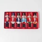 Wholesale Wooden Christmas Nutcracker Soldier Figurine Home Decoration Pendant Ornament - Image 2