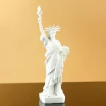 Wholesale Plastic Statue Liberty Figurine Home Office Decoration Shelf Decor Craft Gift - Image 4