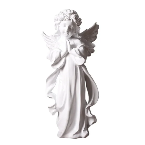 Wholesale Nordic Angel Figurine Sculpture Home Office Decoration Plastic Crafts Resin Style
