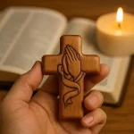 Wholesale Plastic Prayer Cross Handmade Bag Prayer Gift Pocket Cross - Image 5