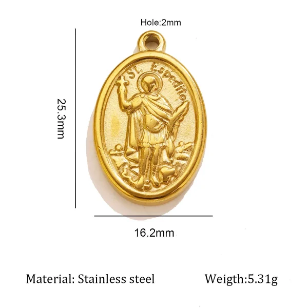 Wholesale Zinc Alloy Pendant Charm Necklace DIY Jewelry Accessories 18K Gold Plated