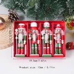 Wholesale Wooden Handmade Painted Christmas Nutcracker Figurine Decoration - Image 4