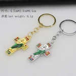 Catholic Alloy Metal Jewelry Accessories Color Retaining Micro-inlaid Enamel Jewelry Pendant Jewelry Accessories - Image 6