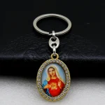 Catholic Character Keychain Religious Character Jewelry Keychain Accessories Metal Bottom Support Jewelry Accessories - Image 4
